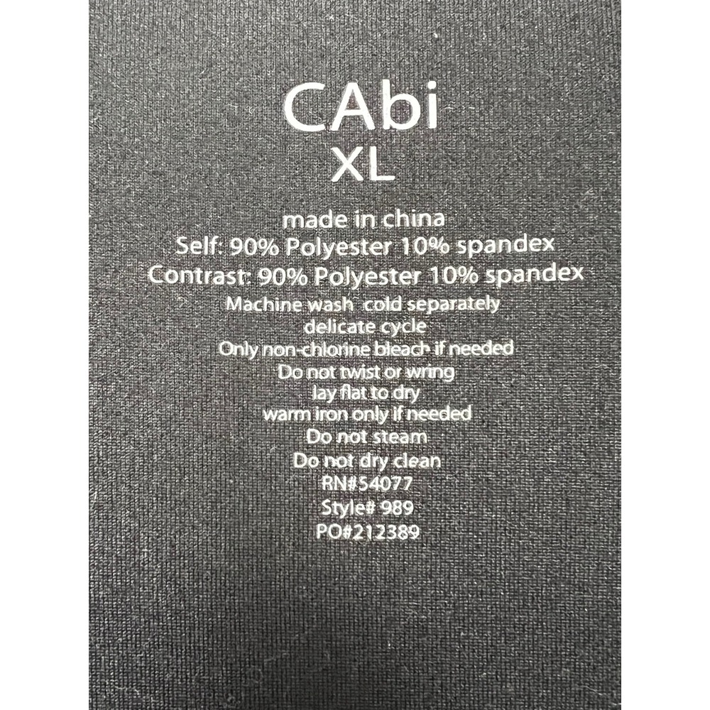 CAbi Dash Jacket Asymmetrical Zip Style Number 989 - Picture 5 of 6